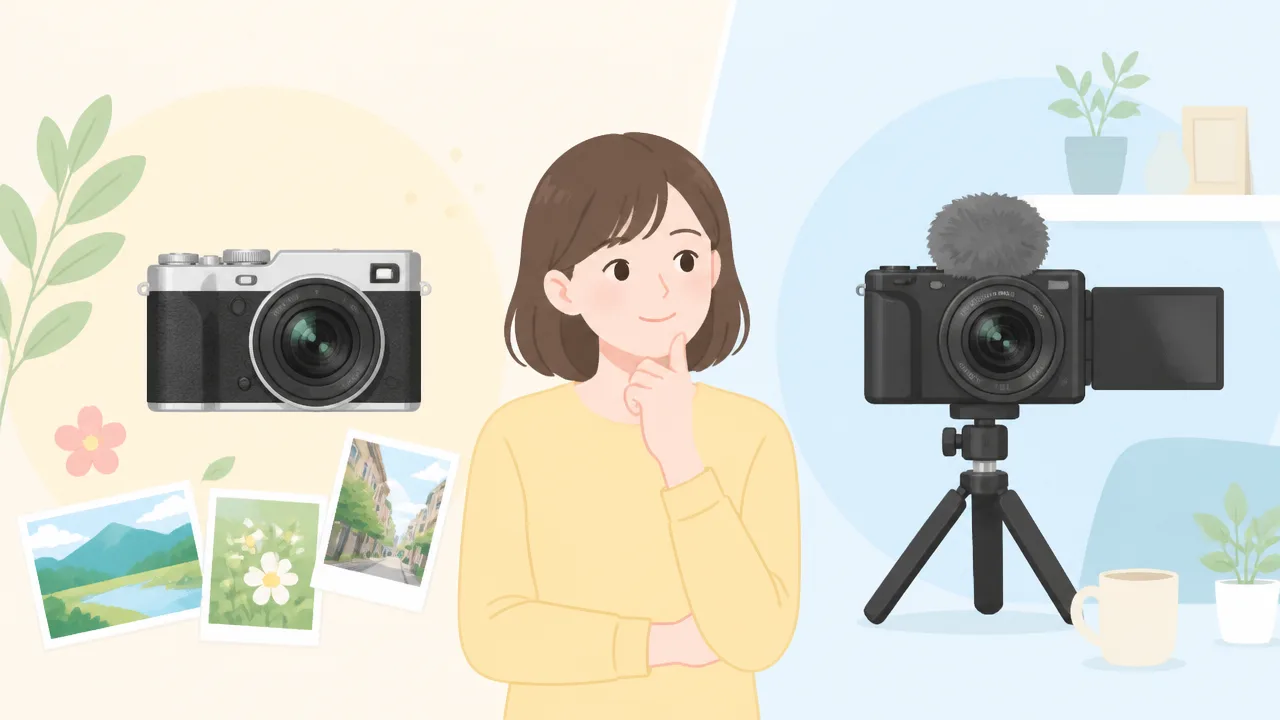 X-M5とZV-E10の違いを比較、初心者にはどっちがおすすめ？