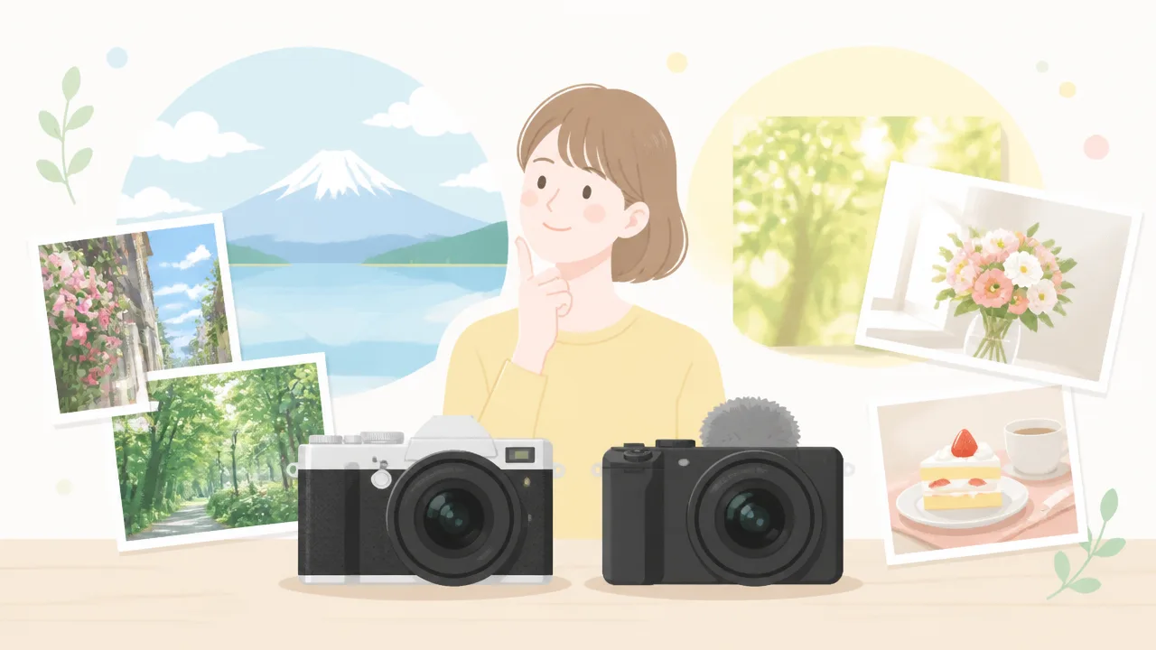 X-M5とZV-E10の違いを比較、初心者にはどっちがおすすめ？